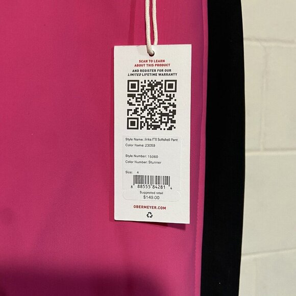 Obermeyer Women's Jinks ITB Softshell Pant Stunner Pink Skiing Winter Sports NWT - Picture 8 of 12